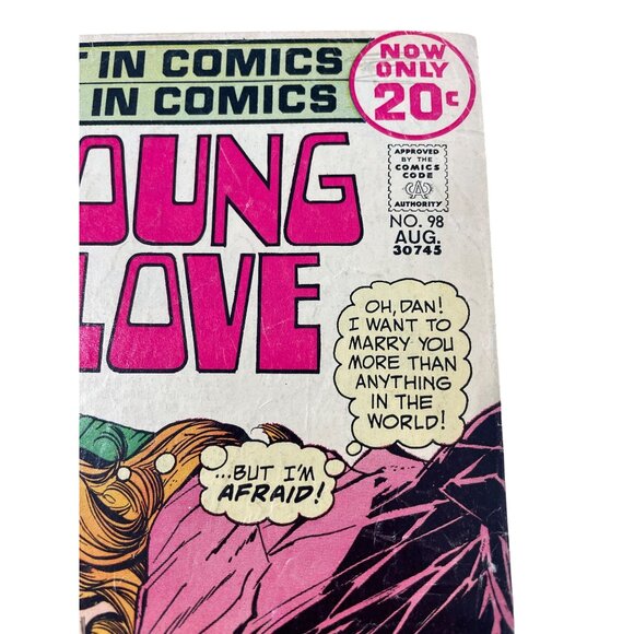 DC Comics Young Love Comic Vol.16 #98 August 1972 Romance Vintage Collection - Picture 2 of 7